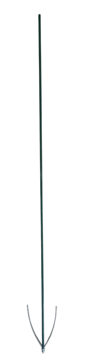 1,6m Ø10mm stakloplastični stup za električnu ogradu, metalni vrh i sidro za teške uvjete|Stalna ograda za stoku|Električne mreže za perad, mreže za ovce